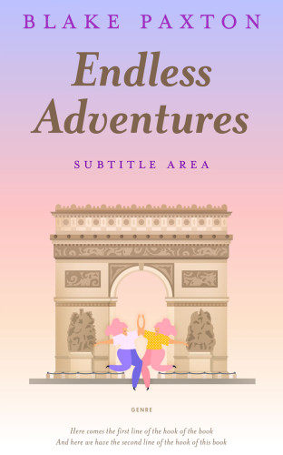 3D mockup of Dust Storm #50006 - Premade Travel Book Cover