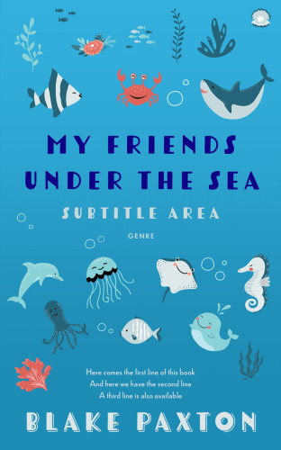 3D mockup of Curious Blue #50009 - Premade Action & Adventure Book Cover