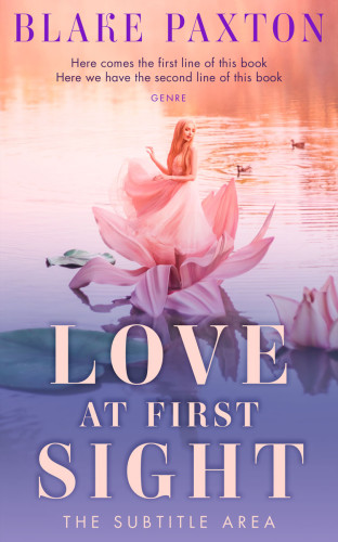 3D mockup of Rose Fog #50055 - Premade Romance Book Cover