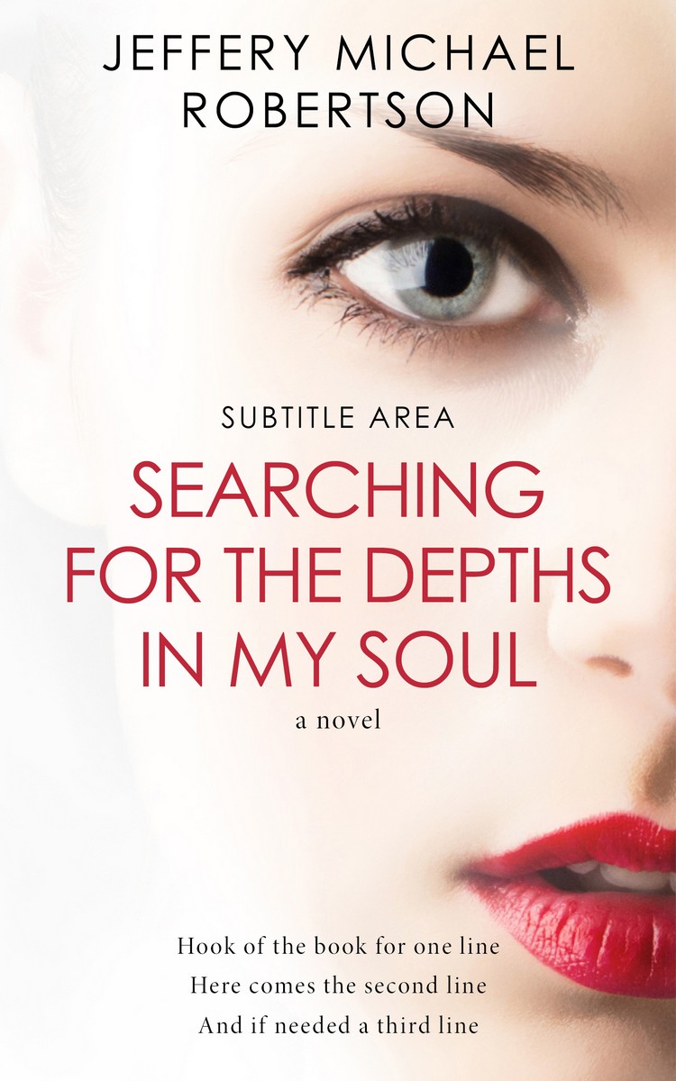 2D view of Premade Romance Book Cover - White Linen