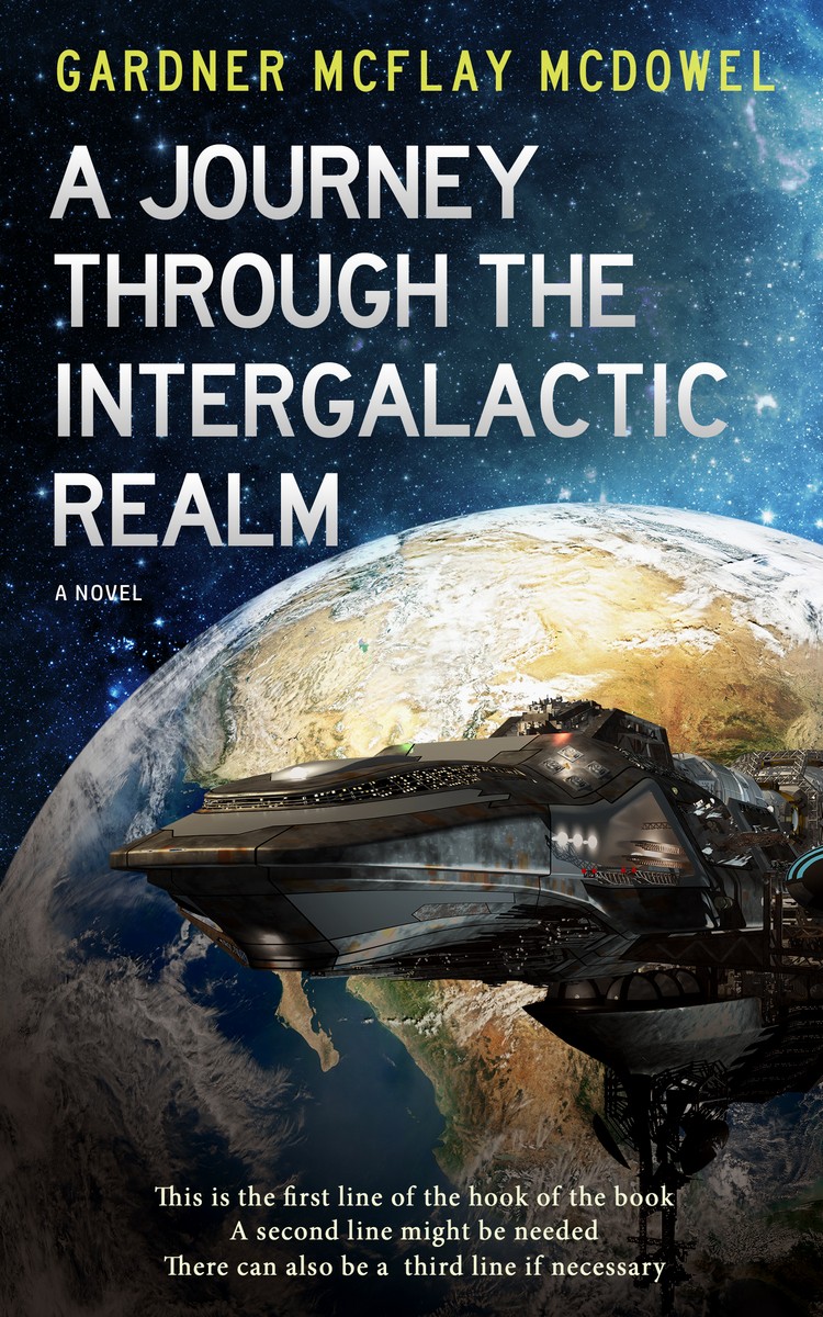 2D view of Premade Science Fiction Book Cover - Sisal