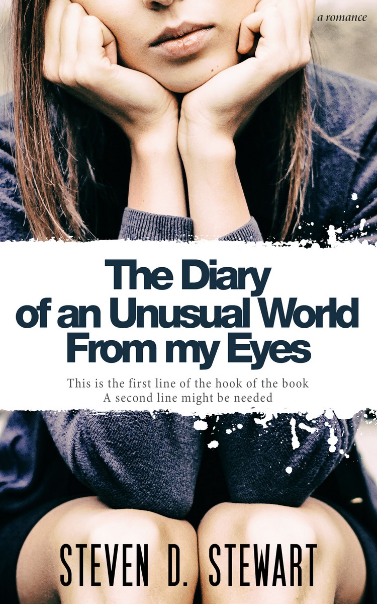 2D view of Double Spanish White #042 - Premade Teen & Young Adult Book Cover