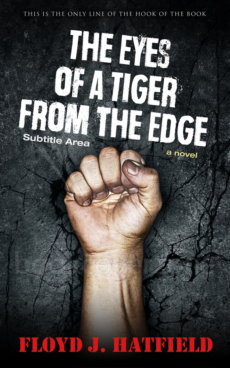 2D view of Shark #044 - Premade Action & Adventure Book Cover