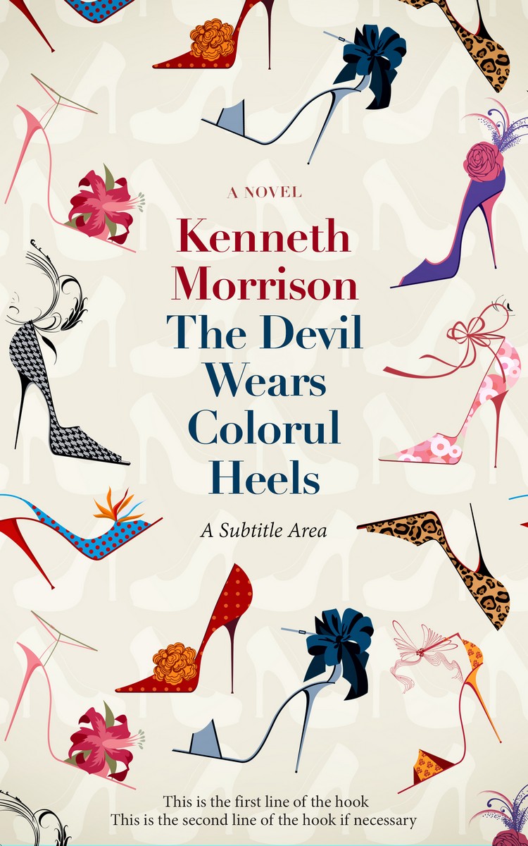 2D view of Premade Chick Lit Book Cover - Dawn Pink