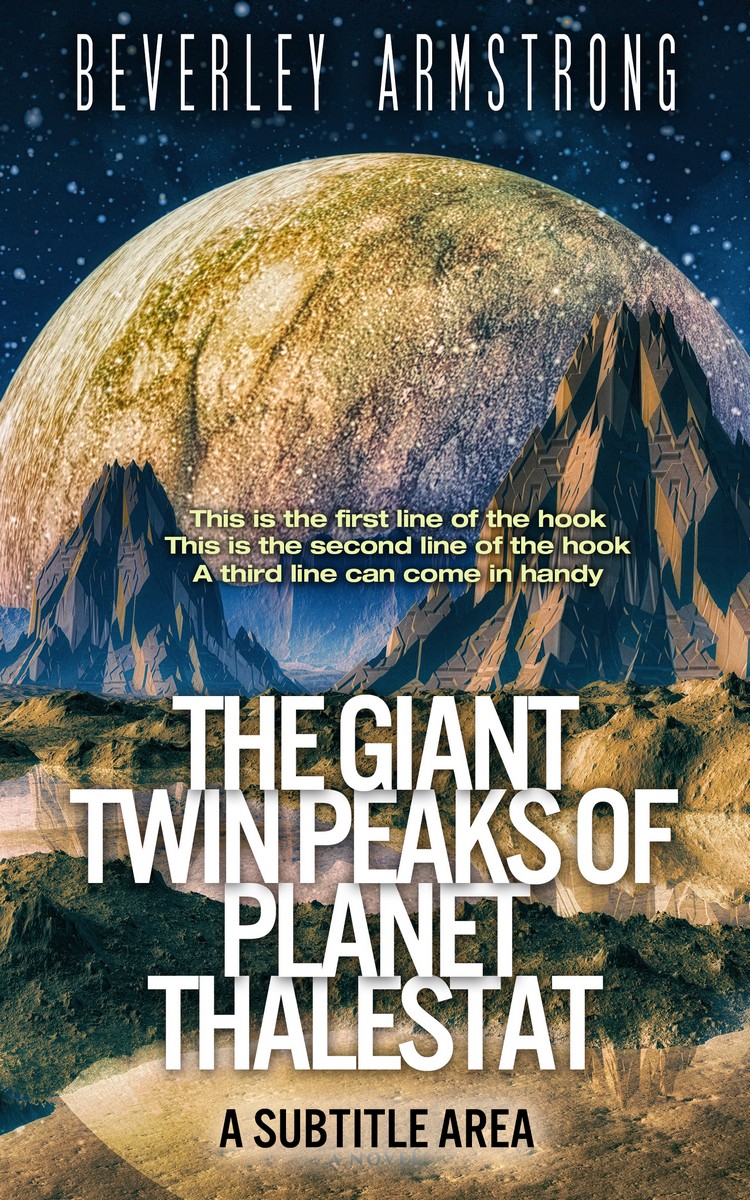 2D view of Gable Green #166 - Premade Science Fiction Book Cover