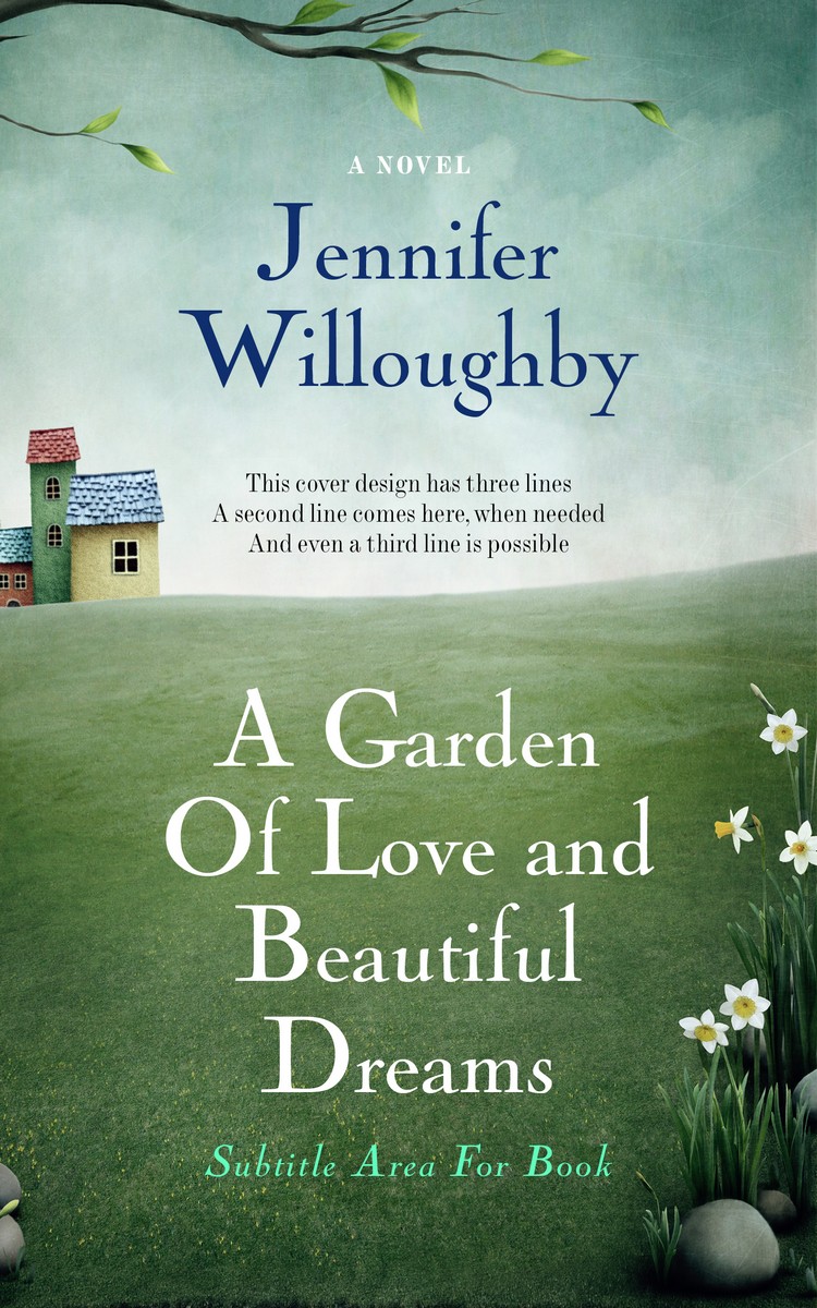 2D view of Premade Fantasy Book Cover - Glade Green