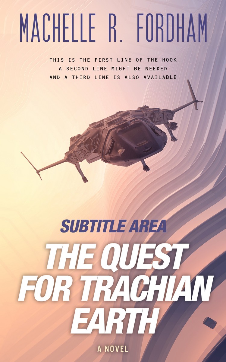 2D view of Rose Fog #186 - Premade Science Fiction Book Cover