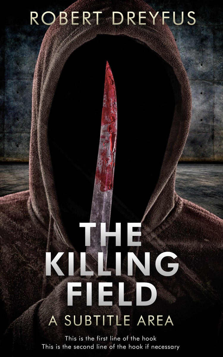 2D view of Cod Gray #233 - Premade Mystery & Thriller & Suspense Book Cover