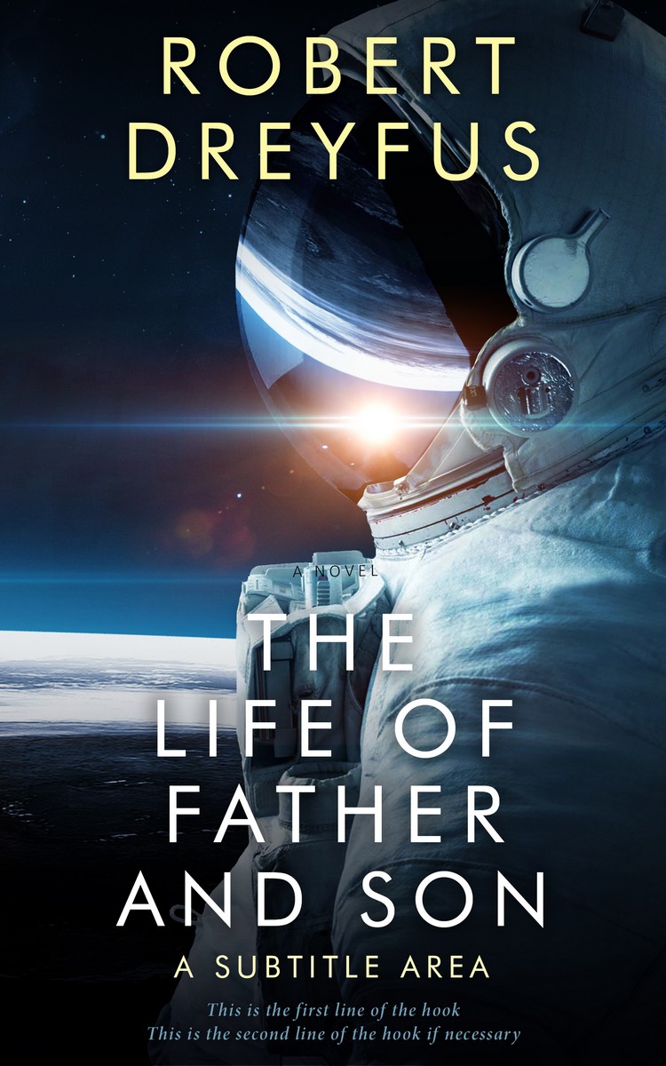 2D view of Premade Science Fiction Book Cover - Mirage