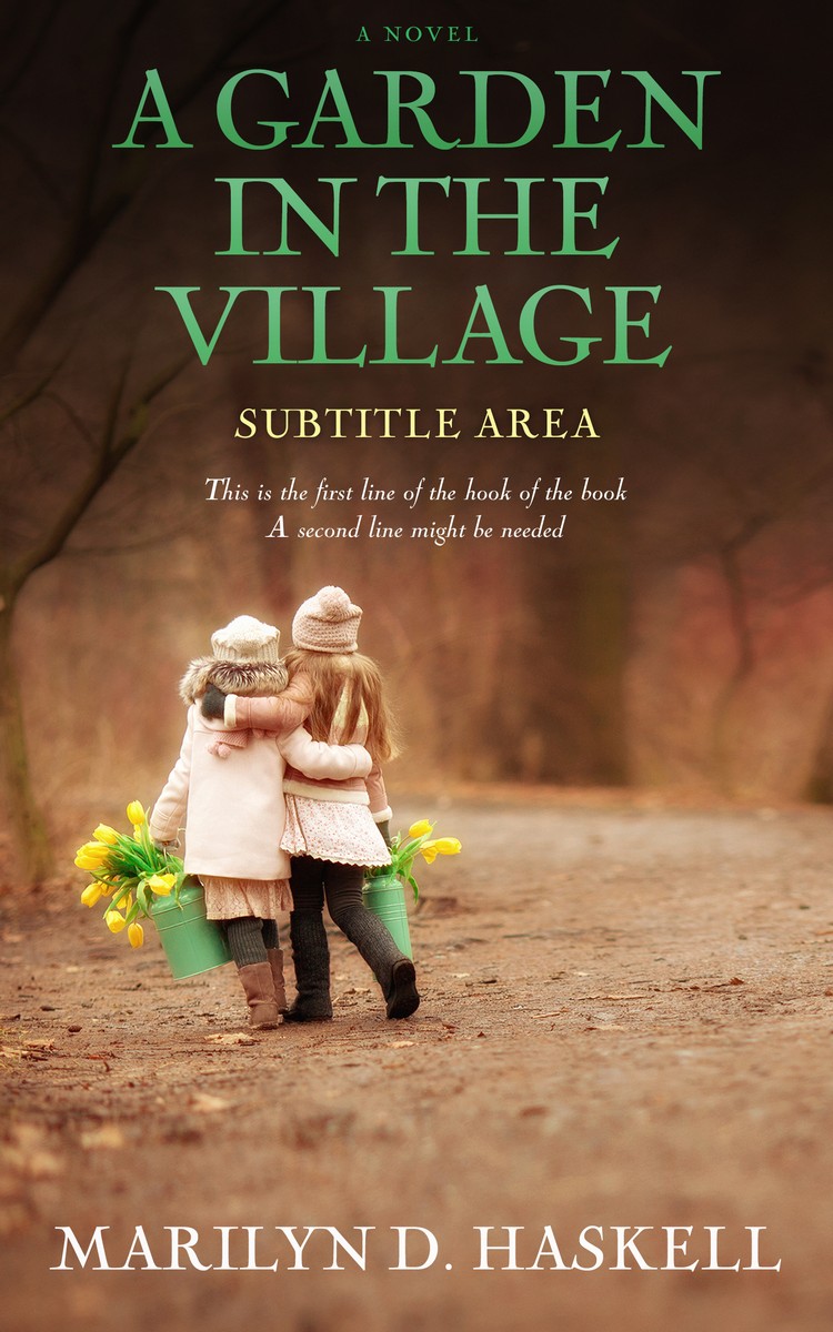 2D view of Premade Literary Fiction Book Cover - Limed Oak