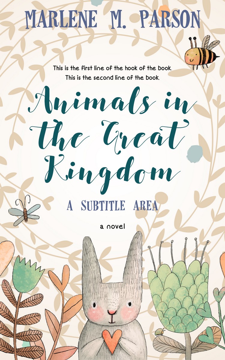 2D view of Ecru White #286 - Premade Nature Book Cover