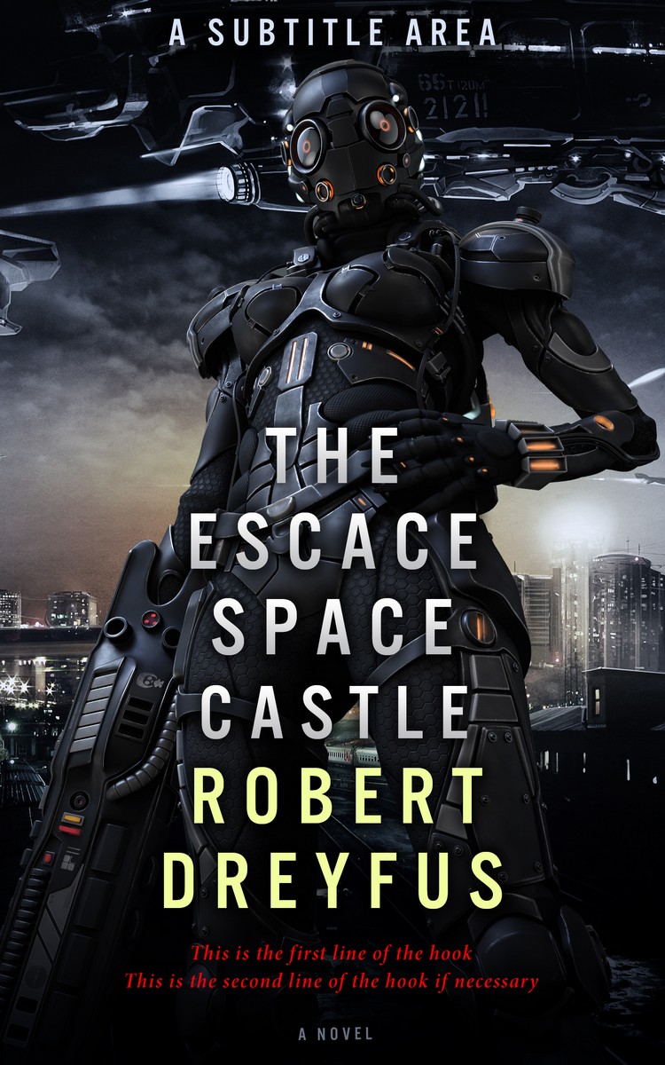 2D view of Woodsmoke #0306 - Premade Science Fiction Book Cover