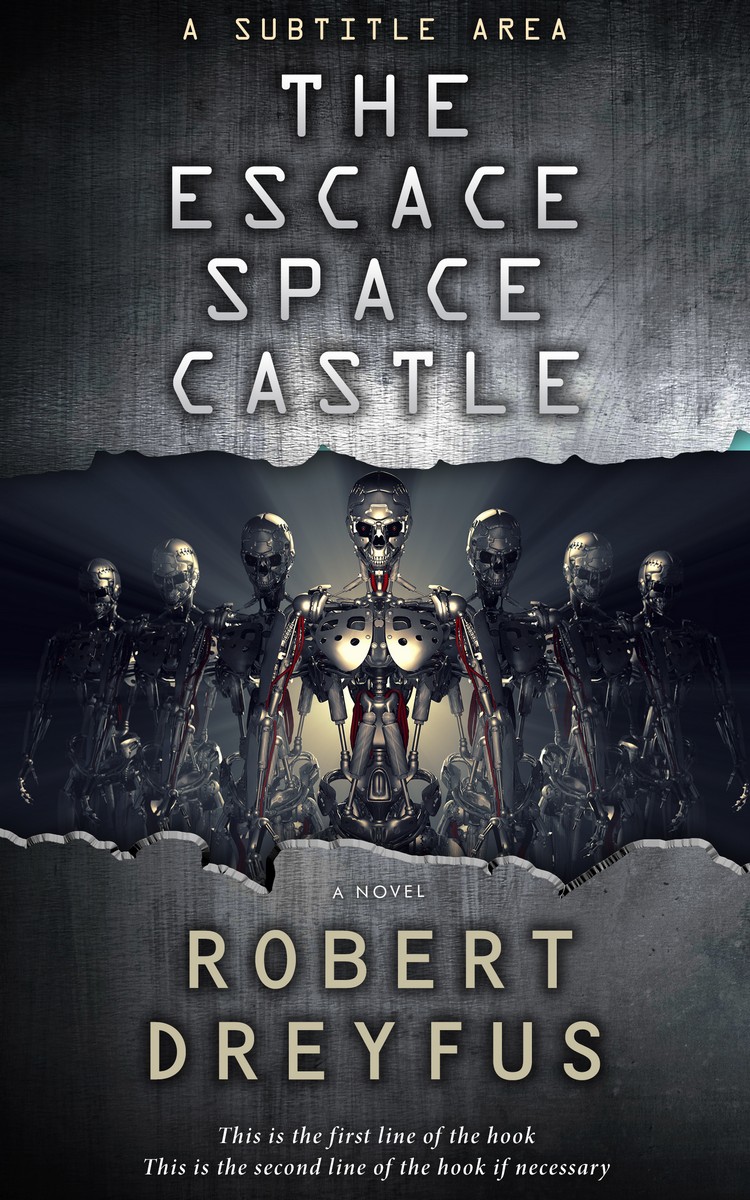 2D view of Shark #0307 - Premade Science Fiction Book Cover | BookCoverZone