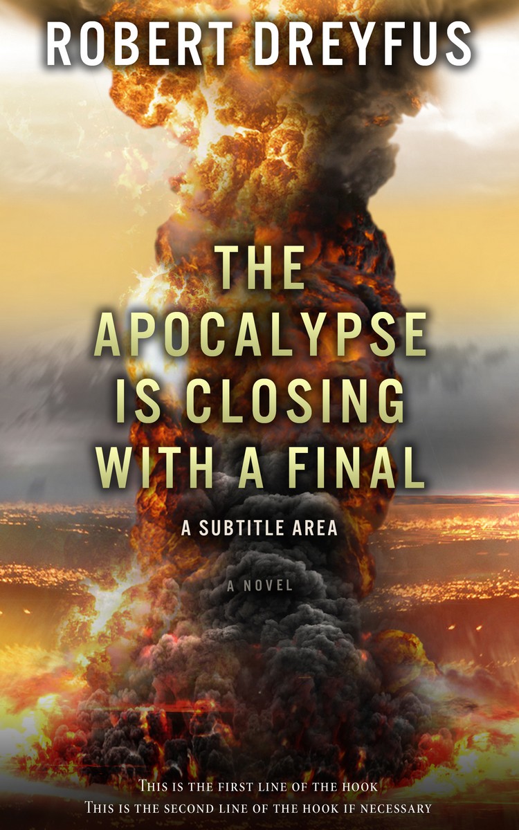 2D view of English Walnut #312 - Premade Apocalyptica Book Cover