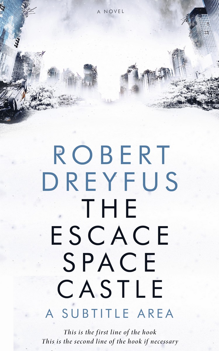 2D view of Oxford Blue #0313 - Premade Apocalyptica Book Cover