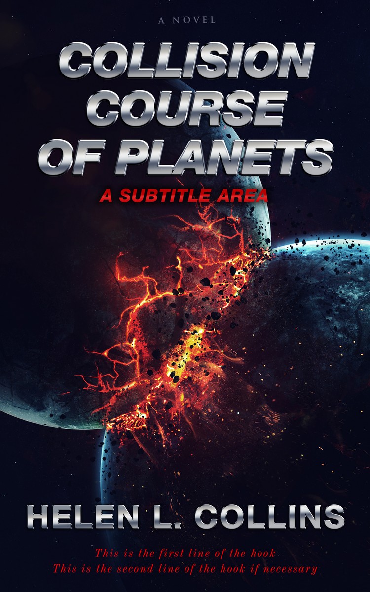 2D view of Premade Apocalyptica Book Cover - Cinder