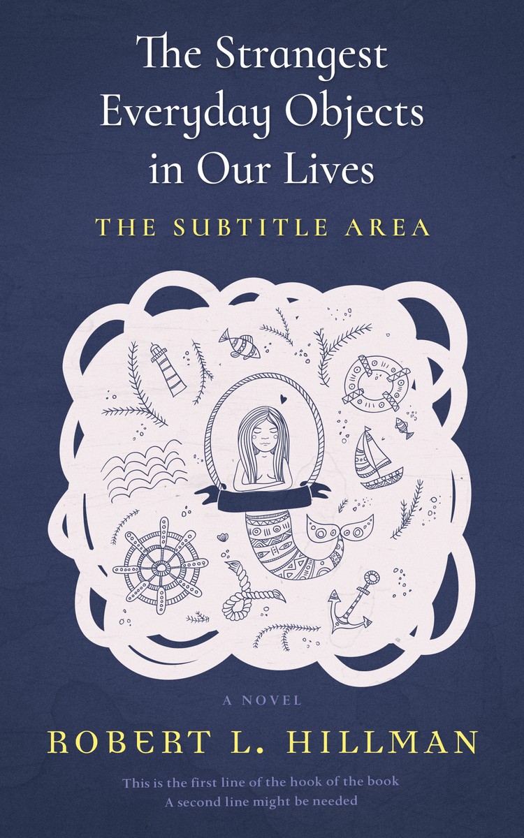 2D view of Pickled Bluewood #0371 - Premade Surreal Book Cover