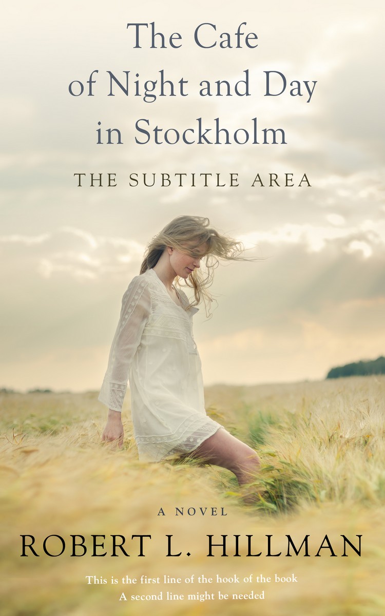 2D view of Premade Self-Improvement & Self-Help Book Cover - Stark White