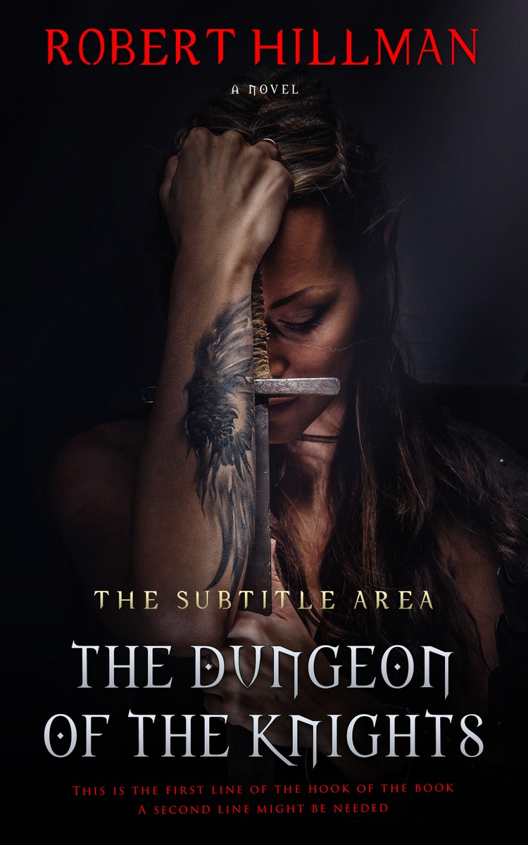 2D view of Cod Gray #428 - Premade Fantasy Book Cover