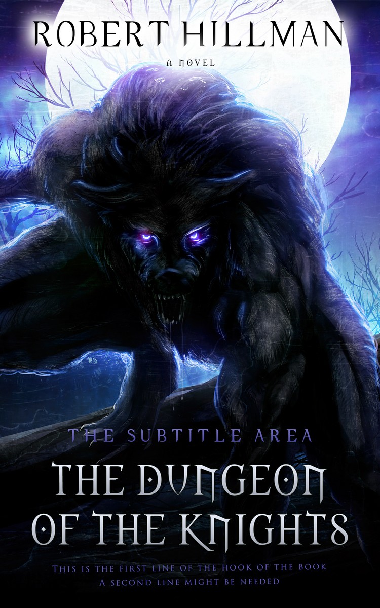 2D view of Periwinkle Gray #429 - Premade Fantasy Book Cover