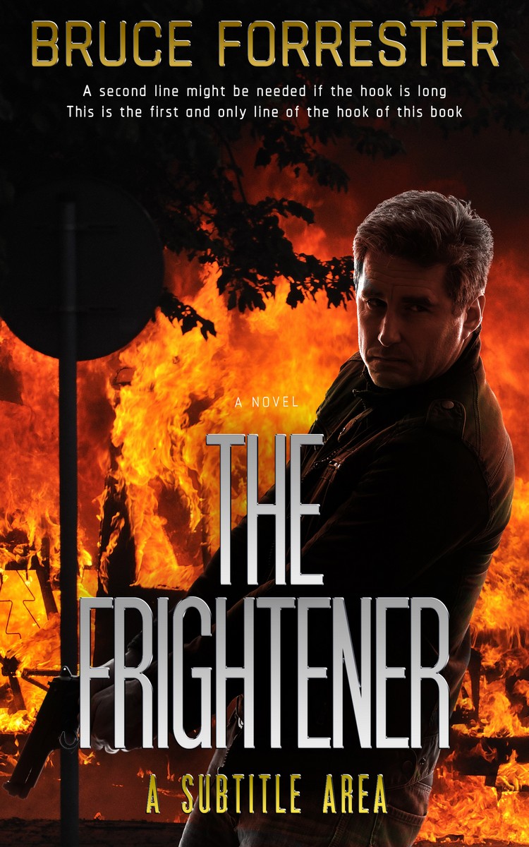 2D view of Premade Mystery & Thriller & Suspense Book Cover - Coffee Bean