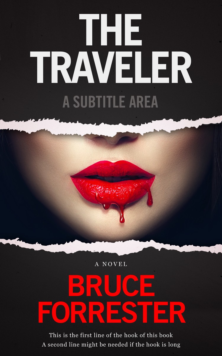 2D view of Petite Orchid #554 - Premade Mystery & Thriller & Suspense Book Cover