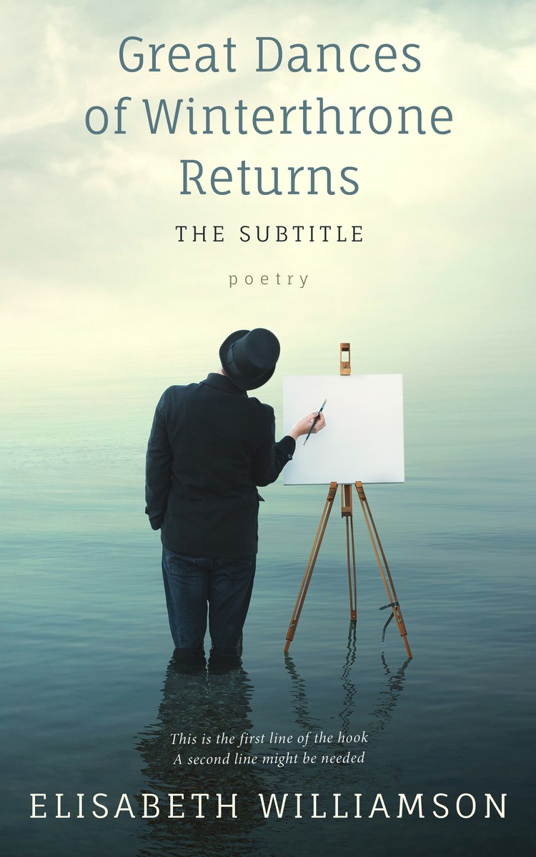 3D mockup of Outer Space #0586 - Premade Abstract Book Cover | BookCoverZone