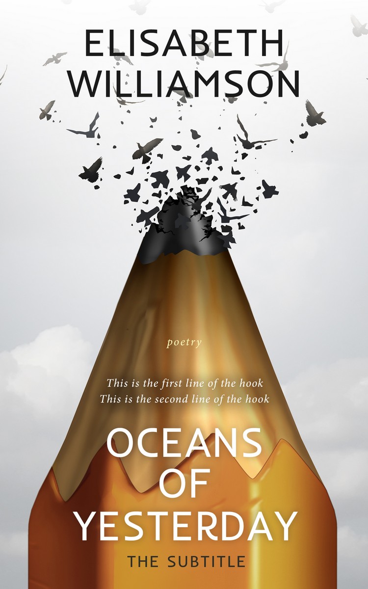 2D view of Mercury #601 - Premade Surreal Book Cover