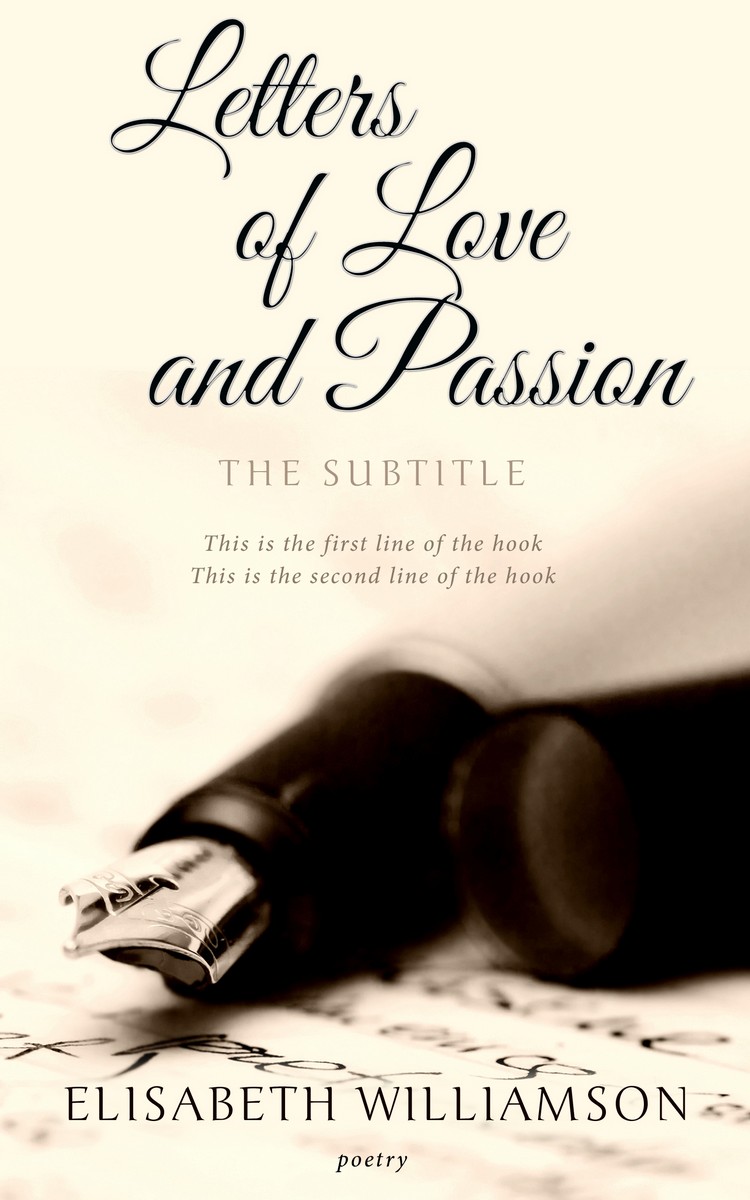 2D view of Eternity #608 - Premade Poetry Book Cover