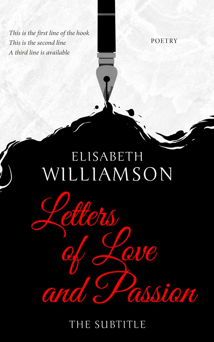 2D view of Seashell #612 - Premade Poetry Book Cover