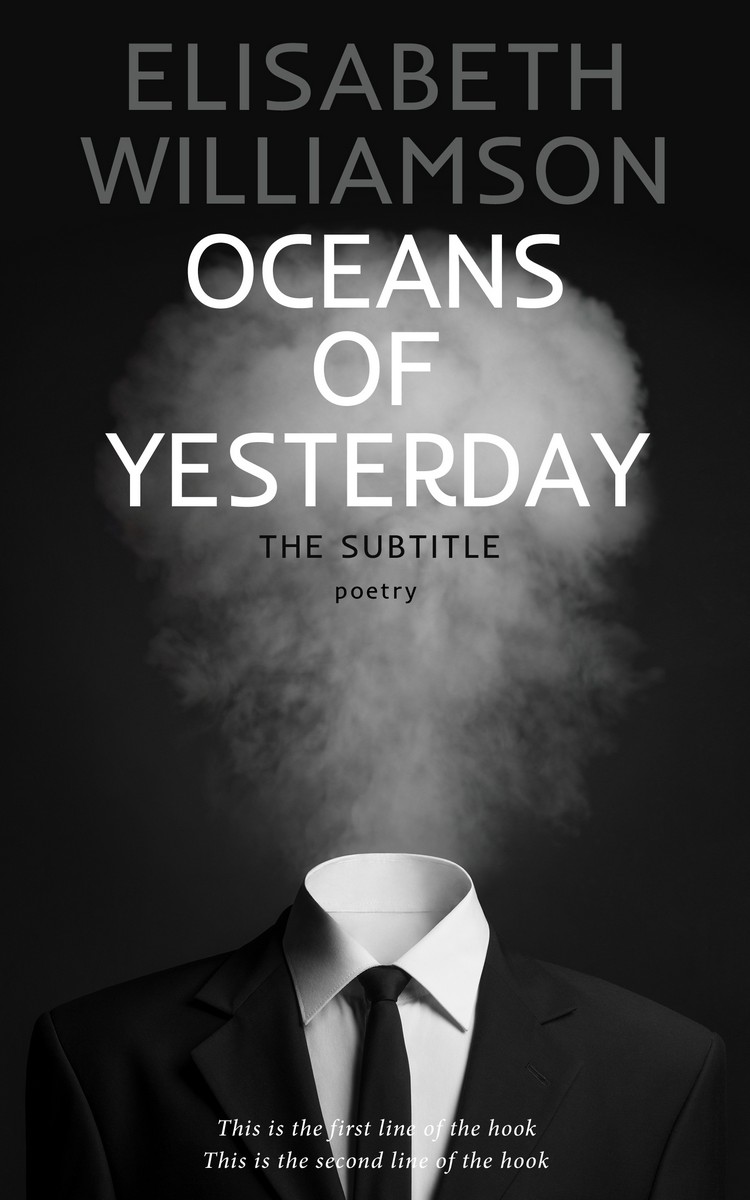 2D view of Premade Business Book Cover - Cod Gray