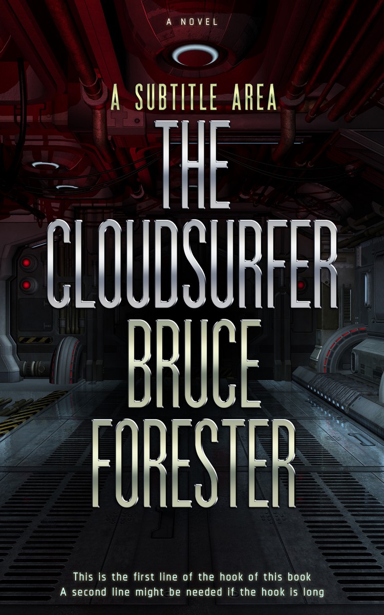 2D view of Cocoa Brown #631 - Premade Science Fiction Book Cover