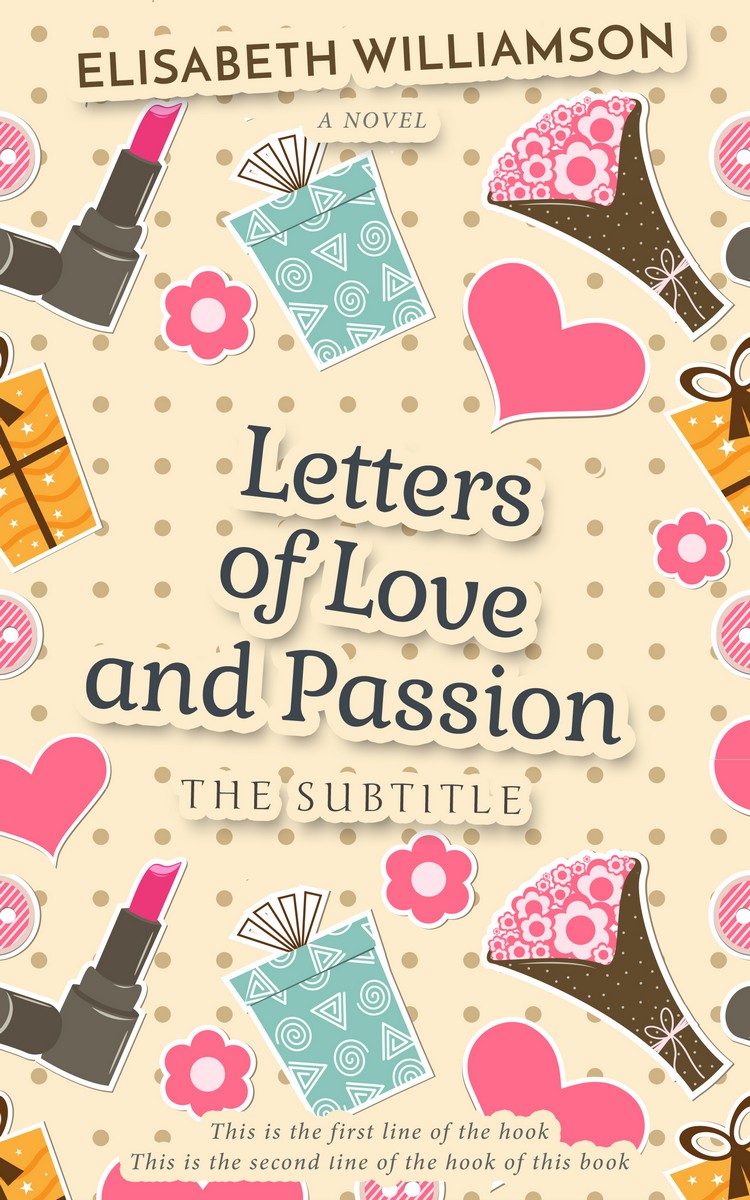 2D view of Champagne #669 - Premade Chick Lit Book Cover