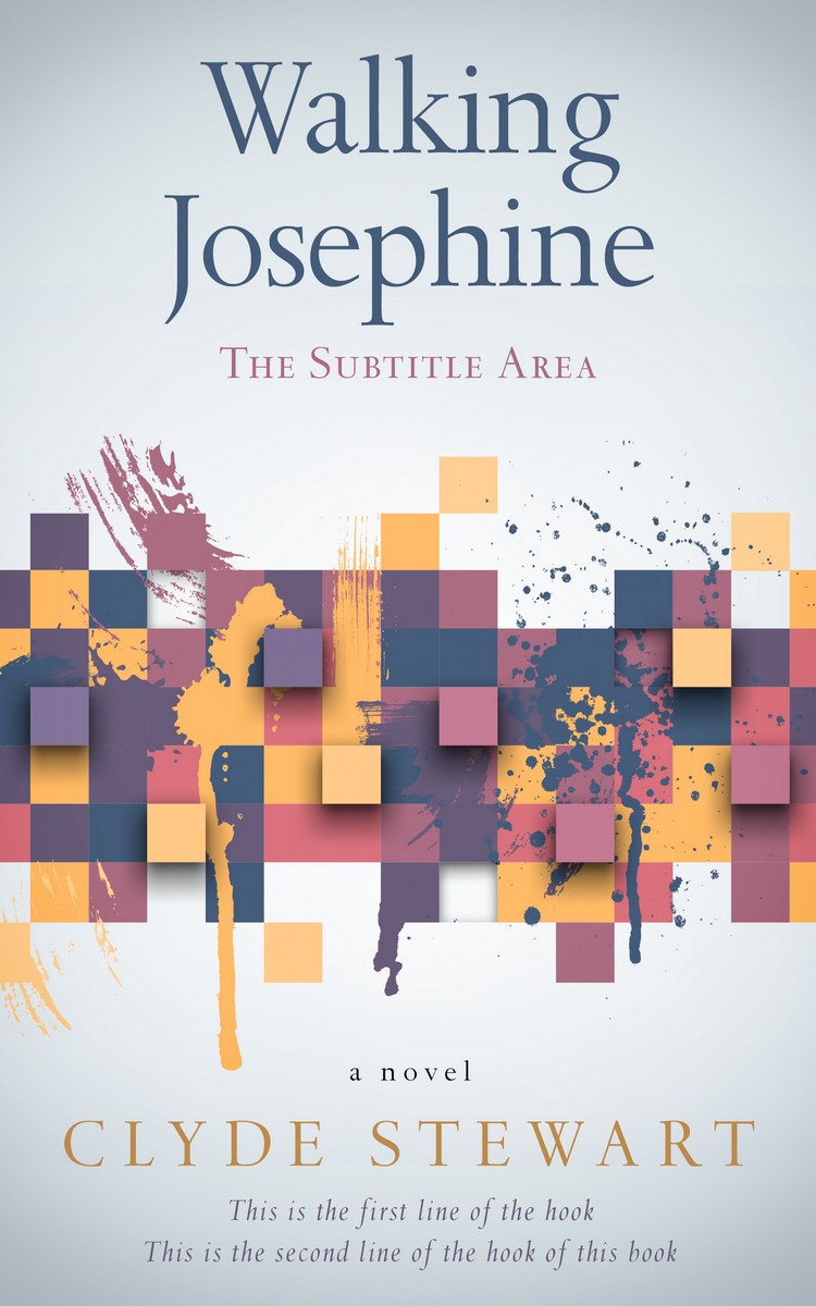 2D view of Iron #681 - Premade Abstract Book Cover