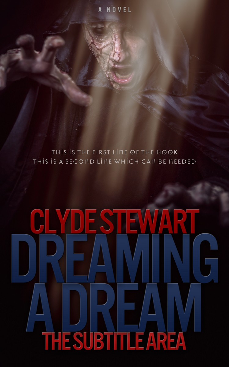 2D view of Aubergine #699 - Premade Horror Book Cover