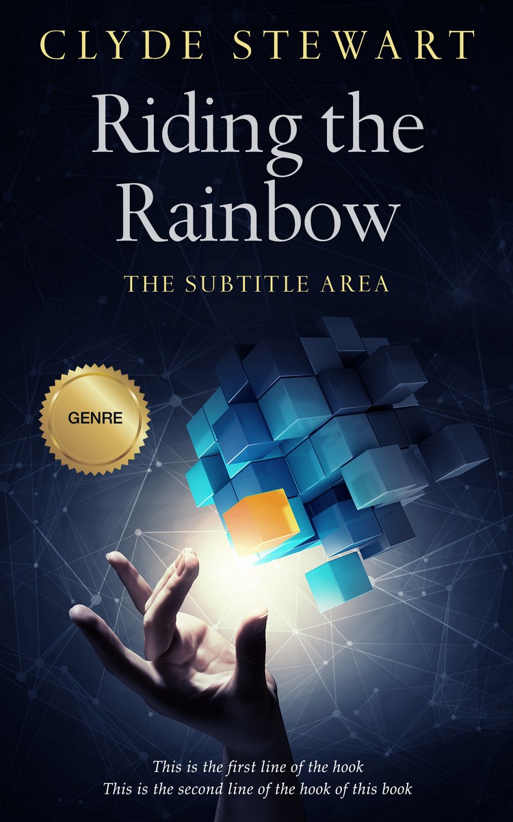 2D view of Ebony #759 - Premade Science & Nature Book Cover