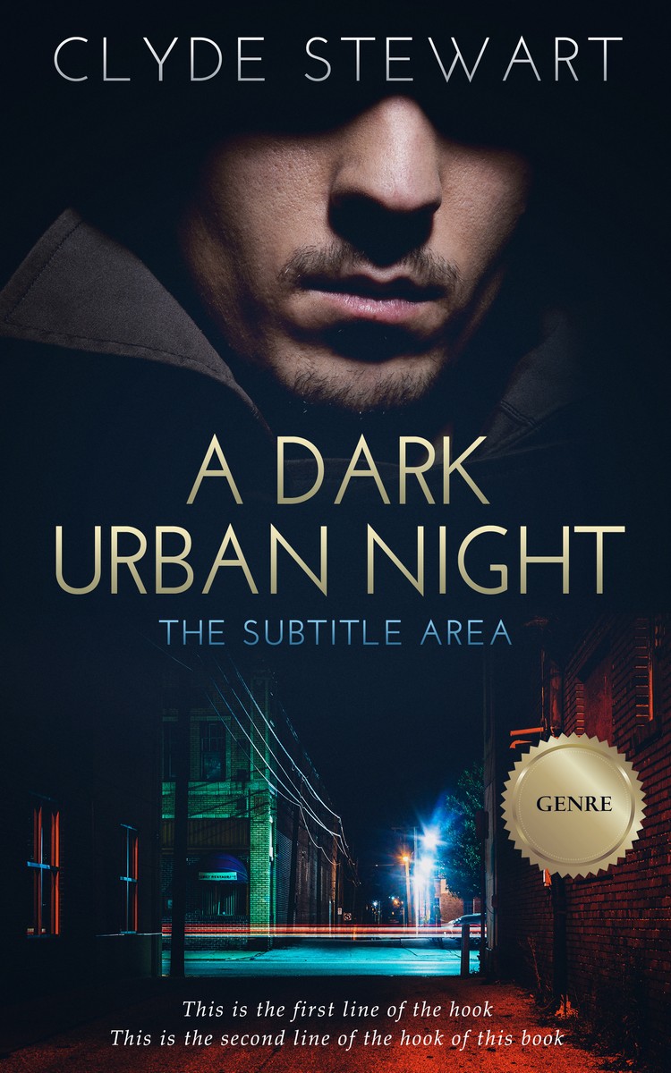 2D view of Premade Mystery & Thriller & Suspense Book Cover - Mirage