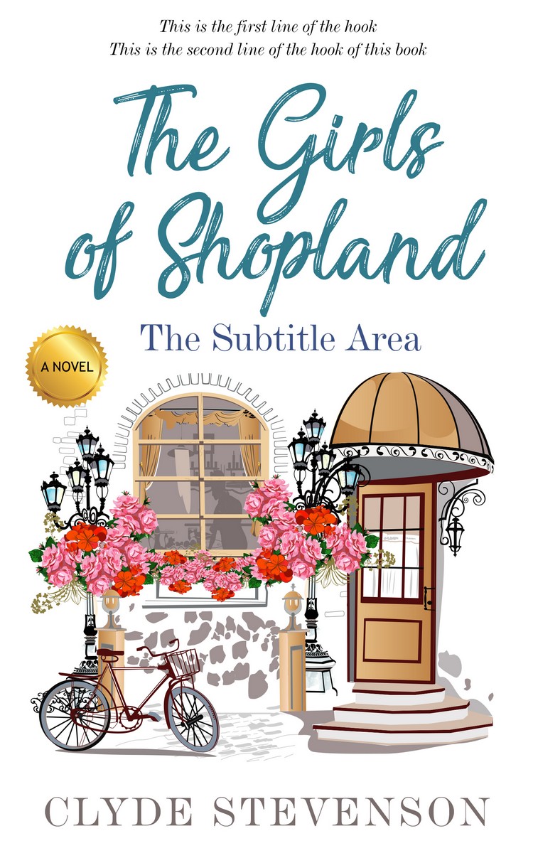 2D view of Premade Chick Lit Book Cover - Quicksand