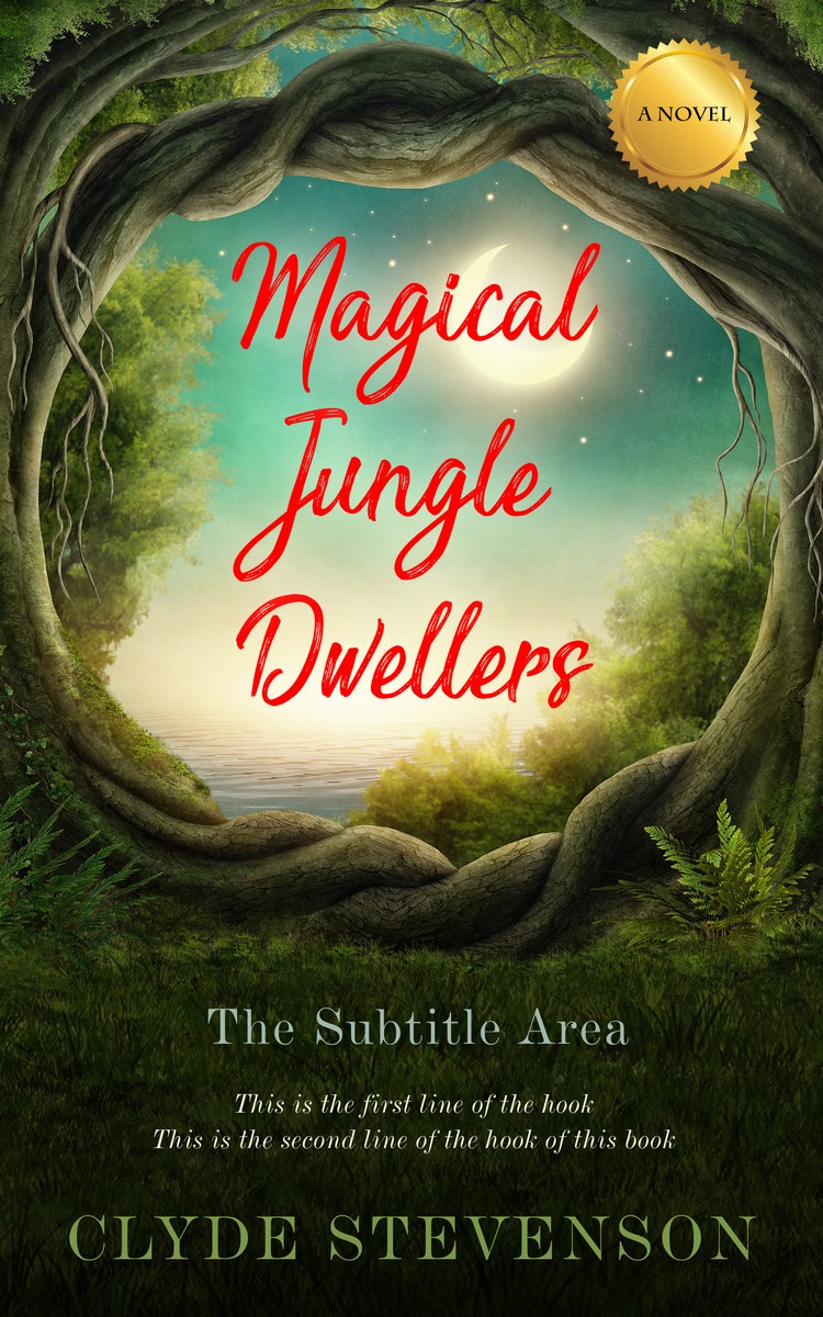 2D view of Straw #856 - Premade Fantasy Book Cover