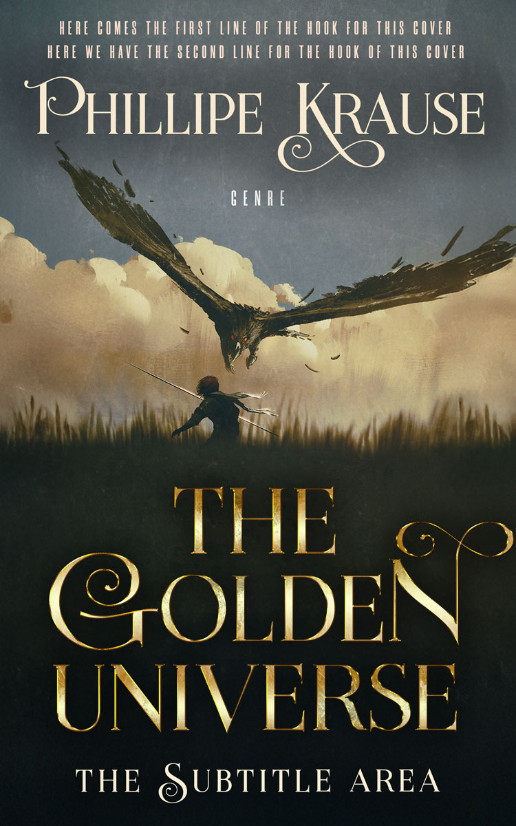 2D view of Heavy Metal #901 - Premade Fantasy Book Cover