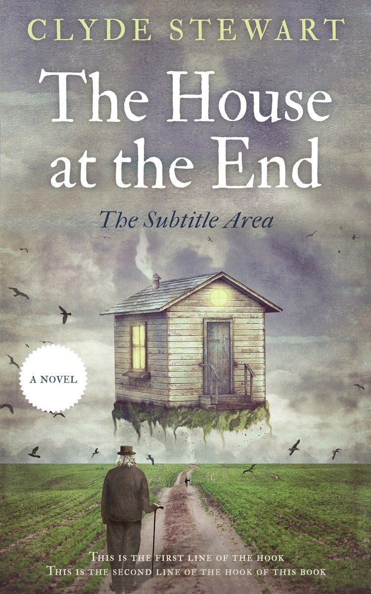 2D view of Natural Gray #908 - Premade Abstract Book Cover