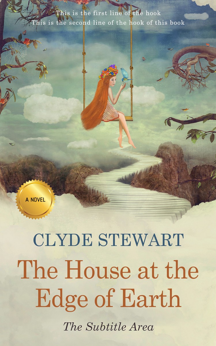 2D view of Eagle #928 - Premade Fantasy Book Cover