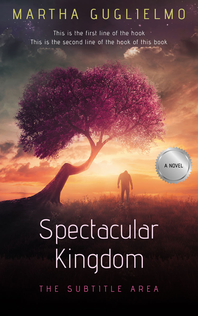 2D view of Cocoa Brown #945 - Premade Literary Fiction Book Cover