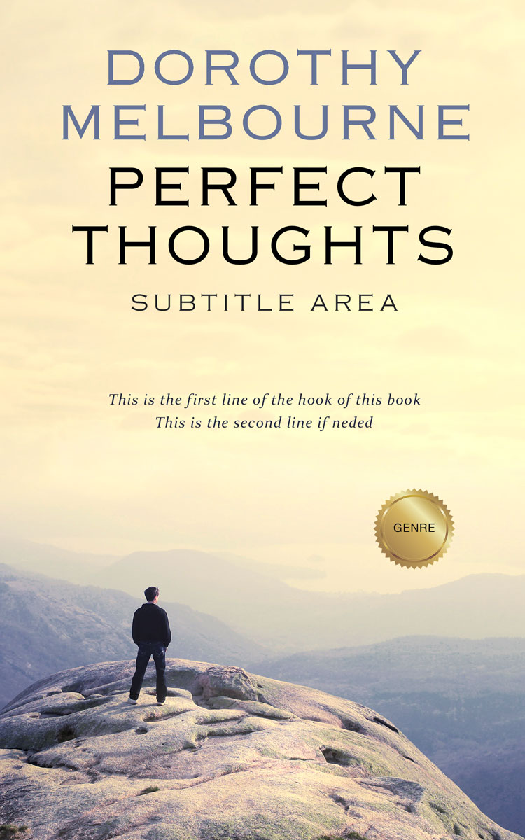 2D view of Double Spanish White #976 - Premade Literary Fiction Book Cover