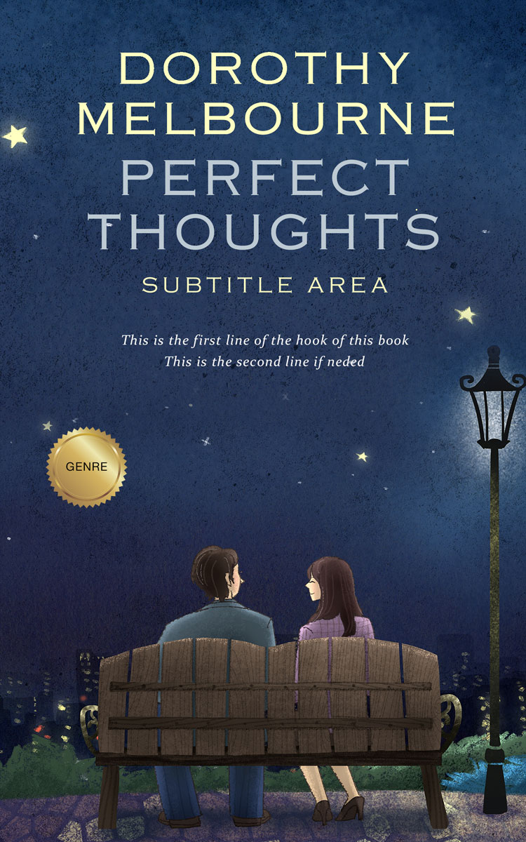 2D view of Pickled Bluewood #978 - Premade Romance Book Cover