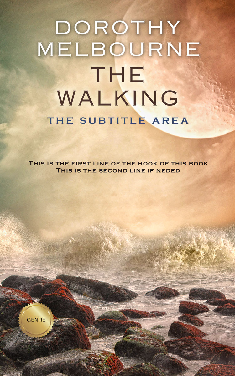 2D view of Sorrell Brown #988 - Premade Fantasy Book Cover