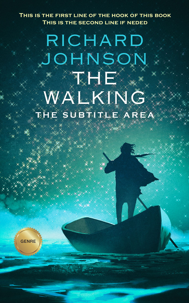 2D view of Tiber #1011 - Premade Abstract Book Cover