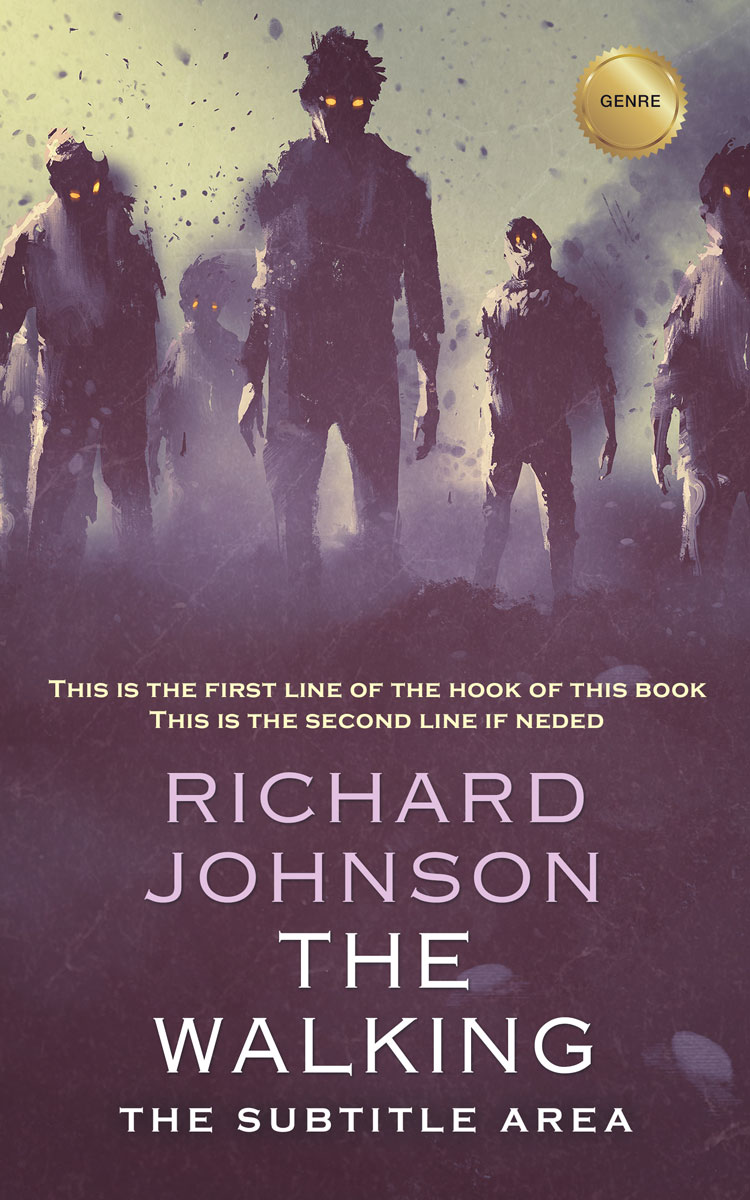 2D view of Eggplant #1012 - Premade Apocalyptica Book Cover