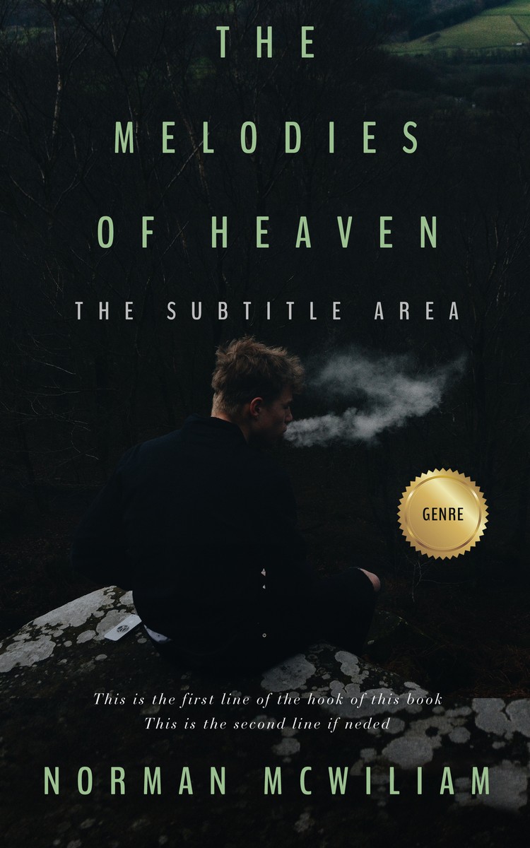 2D view of Woodsmoke #1038 - Premade Mystery & Thriller & Suspense Book Cover