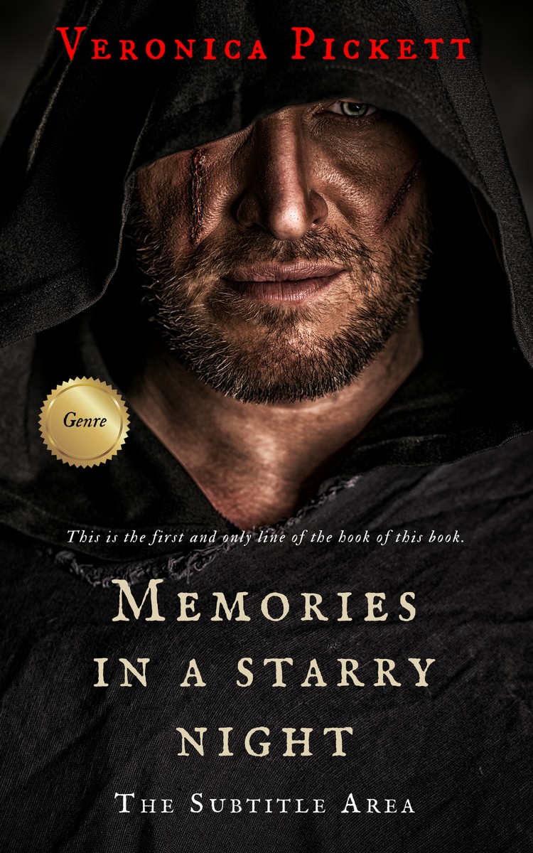 2D view of Premade Mystery & Thriller & Suspense Book Cover - Cod Gray